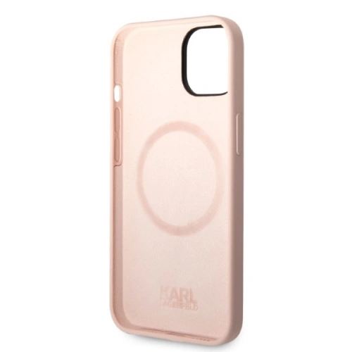 Kup Etui Karl Lagerfeld KLHMP14MSNIKBCPApple iPhone 14 Plus / 15 Plus hardcase różowy/pink Silicone Ikonik Magsafe - KLD1341 - {ean13} - Sklep Home Screen