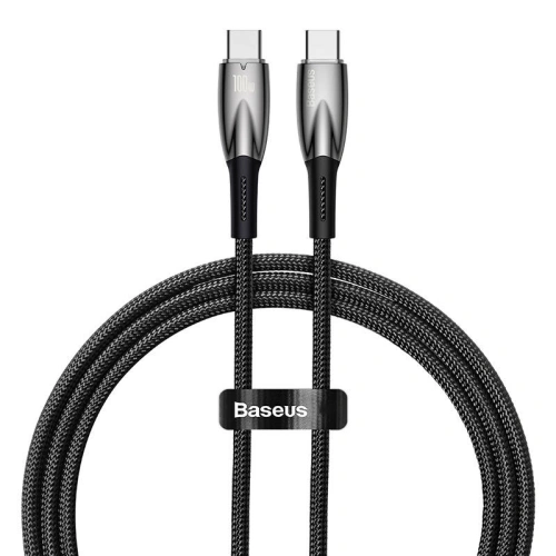 Kup USB-C zu USB-C Kabel Baseus Glimmer, 100W, 1m (schwarz) - BSU3841 - {ean13} - Sklep Home Screen