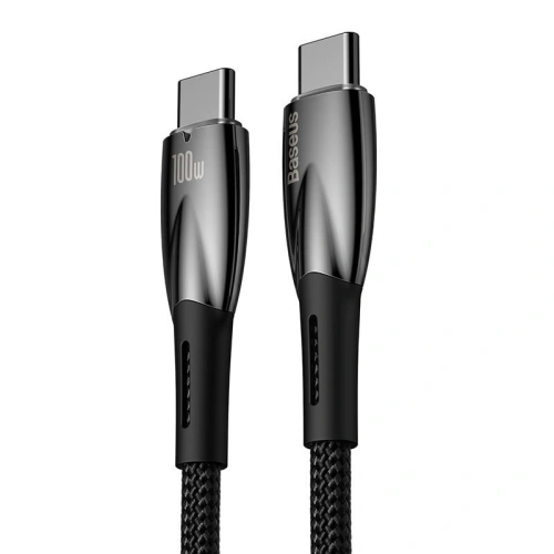 Kup USB-C zu USB-C Kabel Baseus Glimmer, 100W, 1m (schwarz) - BSU3841 - {ean13} - Sklep Home Screen