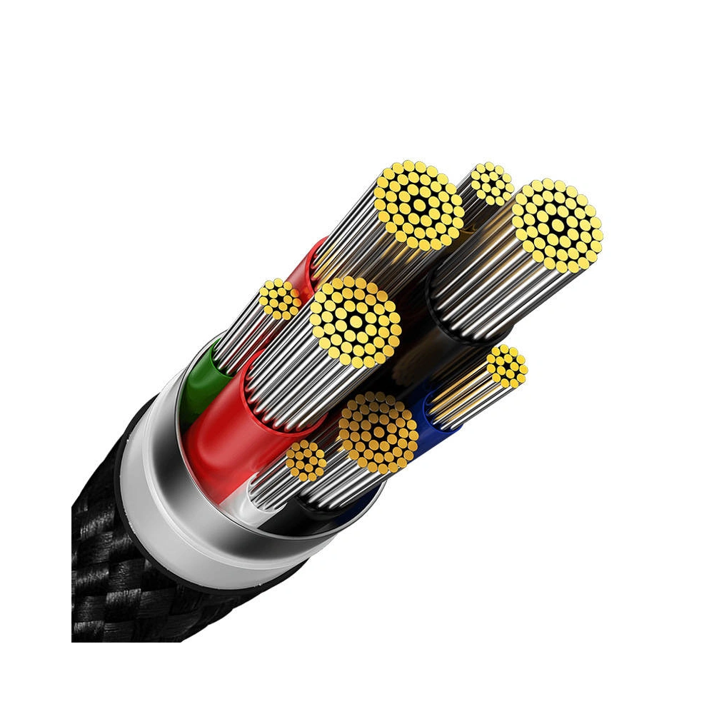 Kabel USB-C do USB-C Baseus Glimmer, 100W, 2m (czarny)