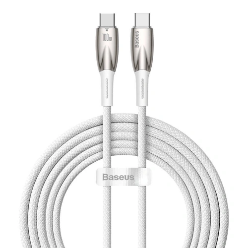 Kup USB-C zu USB-C Kabel Baseus Glimmer, 100W, 2m (weiß) - BSU3844 - {ean13} - Sklep Home Screen