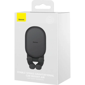 Buy Baseus Stable Car Mount Air Vent (black) - BSU3846 - {ean13} - Home Screen Store Europe