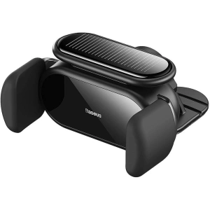 Kup Elektonischer Auto-Halter Baseus Steel Cannon Pro mit Solar-Ladegerät (schwarz) - BSU3848 - {ean13} - Sklep Home Screen