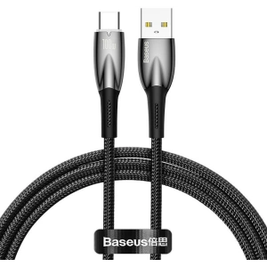 USB-C zu USB Kabel Baseus Glimmer, 100W, 1m (schwarz)