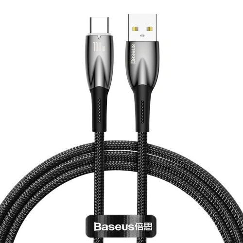 Kup Kabel USB do USB-C Baseus Glimmer, 100W, 1m (czarny) - BSU3849 - {ean13} - Sklep Home Screen