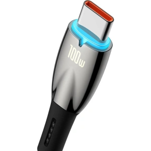 USB-C zu USB Kabel Baseus Glimmer, 100W, 1m (schwarz)