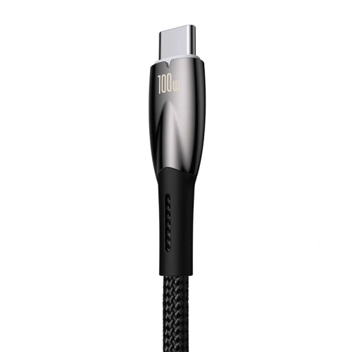 Kup USB-C kábel Baseus Glimmer, 100W, 2m (fekete) - BSU3852 - {ean13} - Sklep Home Screen
