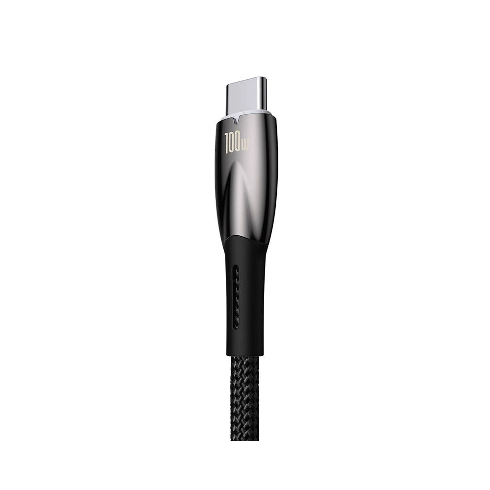 Kabel USB do USB-C Baseus Glimmer, 100W, 2m (czarny)