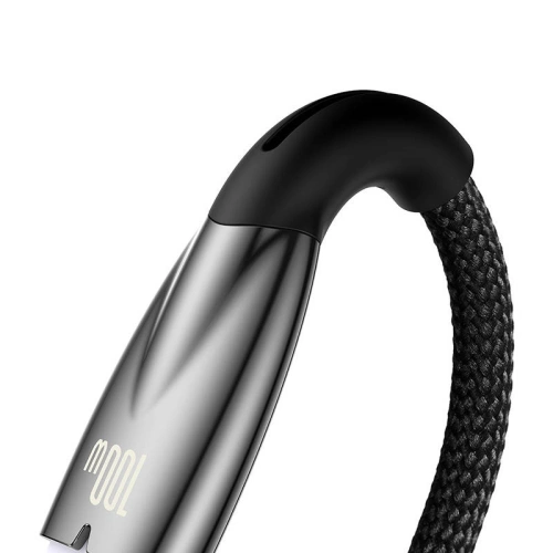 Kup USB-C kábel Baseus Glimmer, 100W, 2m (fekete) - BSU3852 - {ean13} - Sklep Home Screen