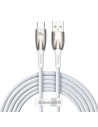 Kup Kabel USB do USB-C Baseus Glimmer, 100W, 2m (bílý) - BSU3854 - {ean13} - Sklep Home Screen
