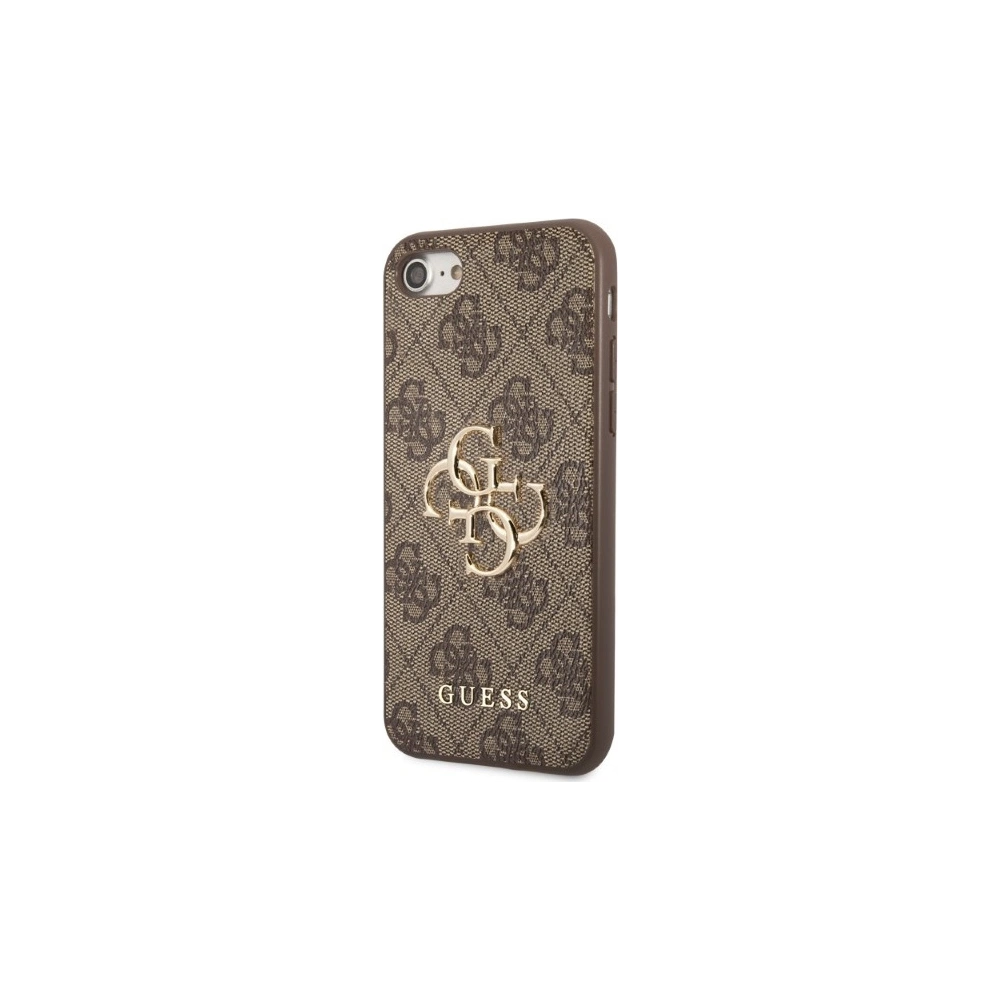 Etui Guess GUHCI84GMGBR Apple iPhone SE 2022/2020/8/7 brązowy/brown hardcase 4G Big Metal Logo
