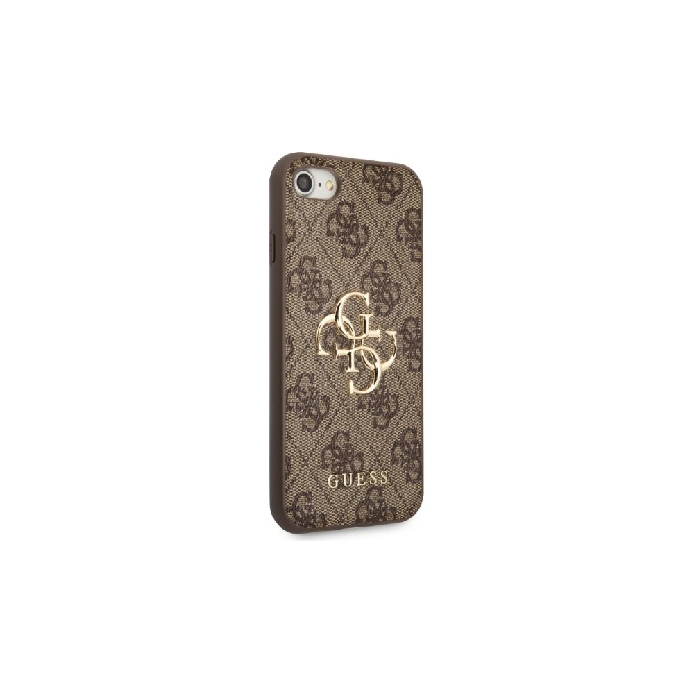 Etui Guess GUHCI84GMGBR Apple iPhone SE 2022/2020/8/7 brązowy/brown hardcase 4G Big Metal Logo