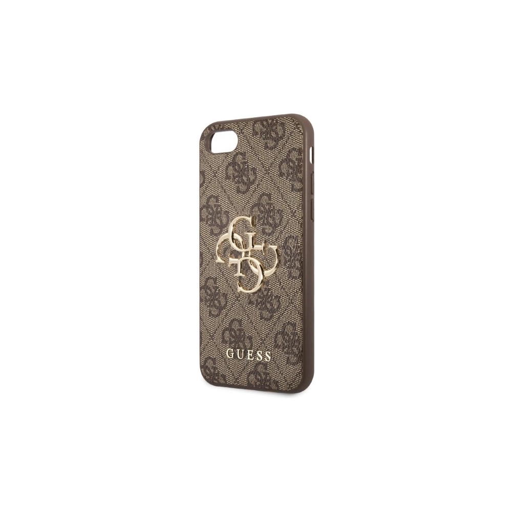Etui Guess GUHCI84GMGBR Apple iPhone SE 2022/2020/8/7 brązowy/brown hardcase 4G Big Metal Logo