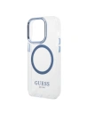 Kup Etui Guess GUHMP14XHTRMB Apple iPhone 14 Pro Max niebieski/blue hard case Metal Outline Magsafe - GUE2325 - {ean13} - Sklep Home Screen