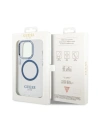Kup Etui Guess GUHMP14XHTRMB Apple iPhone 14 Pro Max niebieski/blue hard case Metal Outline Magsafe - GUE2325 - {ean13} - Sklep Home Screen