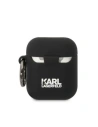 Kup Etui Karl Lagerfeld KLACA2SILKCK Apple AirPods 2/1 cover negru/black Silicon Karl & Choupette - KLD1345 - {ean13} - Sklep Home Screen