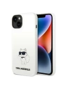 Karl Lagerfeld KLHMP14MSNCHBCHApple iPhone 14 Plus / 15 Plus hardcase white Silicone Choupette MagSafe