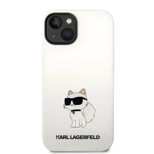 Kup Etui Karl Lagerfeld KLHMP14MSNCHBCH Apple iPhone 14 Plus / 15 Plus hardcase bílý/white Silicone Choupette MagSafe - KLD1348 - {ean13} - Sklep Home Screen