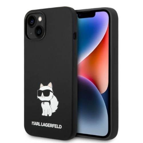 Kup Etui Karl Lagerfeld KLHMP14MSNCHBCK Apple iPhone 14 Plus / 15 Plus hardcase černý/black Silicone Choupette MagSafe - KLD1349 - {ean13} - Sklep Home Screen