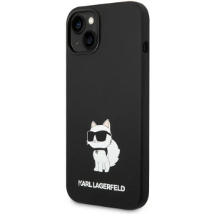 Etui Karl Lagerfeld KLHMP14MSNCHBCKApple iPhone 14 Plus / 15 Plus hardcase czarny/black Silicone Choupette MagSafe