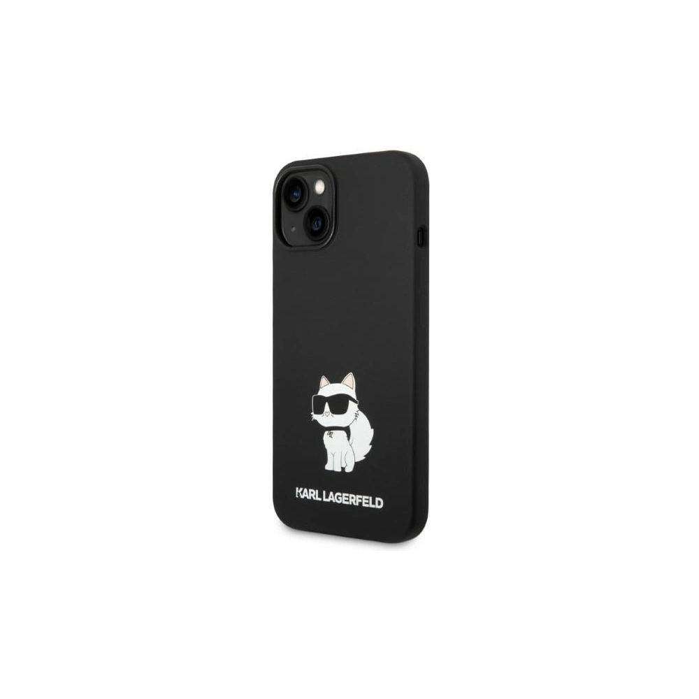 Etui Karl Lagerfeld KLHMP14MSNCHBCKApple iPhone 14 Plus / 15 Plus hardcase czarny/black Silicone Choupette MagSafe