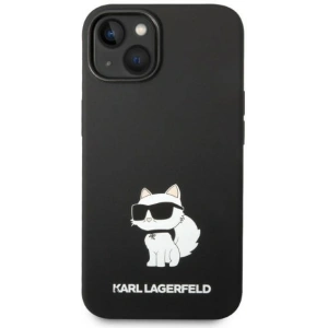 Etui Karl Lagerfeld KLHMP14MSNCHBCKApple iPhone 14 Plus / 15 Plus hardcase czarny/black Silicone Choupette MagSafe