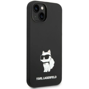 Etui Karl Lagerfeld KLHMP14MSNCHBCKApple iPhone 14 Plus / 15 Plus hardcase czarny/black Silicone Choupette MagSafe