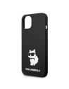 Buy Karl Lagerfeld KLHMP14MSNCHBCKApple iPhone 14 Plus / 15 Plus hardcase black Silicone Choupette MagSafe - KLD1349 - {ean13} - Home Screen Store Europe