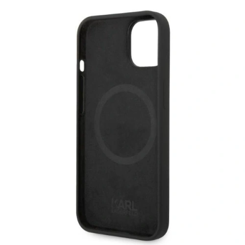 Kup Case Karl Lagerfeld KLHMP14MSNCHBCK Apple iPhone 14 Plus / 15 Plus Hardcase schwarz/schwarz Silikon Choupette MagSafe - KLD1349 - {ean13} - Sklep Home Screen