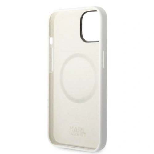 Kup Case Karl Lagerfeld KLHMP14SSNCHBCH Apple iPhone 14 Hardcase weiß/white Silikon Choupette MagSafe - KLD1351 - {ean13} - Sklep Home Screen