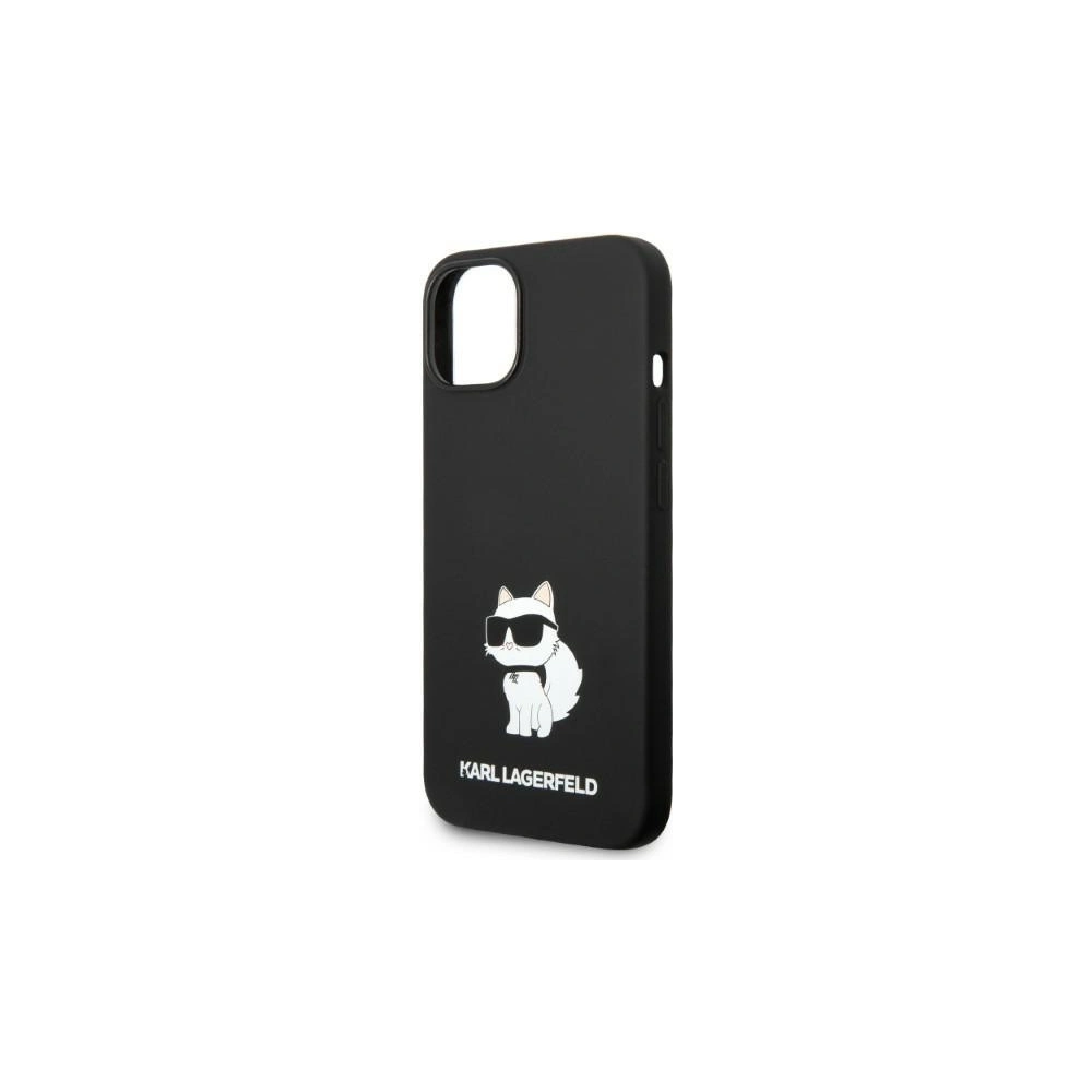 Etui Karl Lagerfeld KLHMP14SSNCHBCK Apple iPhone 14 hardcase czarny/black Silicone Choupette MagSafe