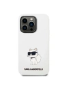 Kup Etui Karl Lagerfeld KLHMP14XSNCHBCH Apple iPhone 14 Pro Max hardcase biały/white Silicone Choupette MagSafe - KLD1354 - {ean13} - Sklep Home Screen