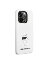 Kup Etui Karl Lagerfeld KLHMP14XSNCHBCH Apple iPhone 14 Pro Max hardcase biały/white Silicone Choupette MagSafe - KLD1354 - {ean13} - Sklep Home Screen