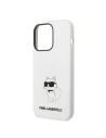 Kup Etui Karl Lagerfeld KLHMP14XSNCHBCH Apple iPhone 14 Pro Max hardcase biały/white Silicone Choupette MagSafe - KLD1354 - {ean13} - Sklep Home Screen