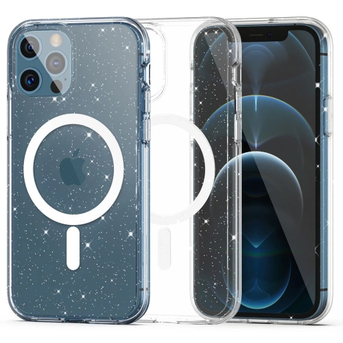 Kup Case Tech-Protect Flexair Hybrid MagSafe Apple iPhone 12/12 Pro Glitter - THP1672 - {ean13} - Sklep Home Screen