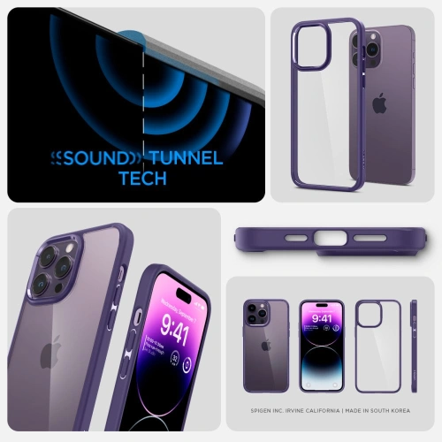 Kup Etui Spigen Ultra Hybrid Apple iPhone 14 Pro Sötétlila - SPN2593 - {ean13} - Sklep Home Screen