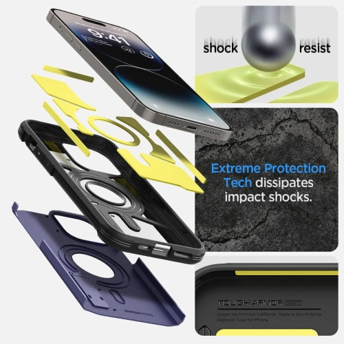 Kup Etui Spigen Tough Armor Mag MagSafe Apple iPhone 14 Pro Max Deep Purple - SPN2594 - {ean13} - Sklep Home Screen