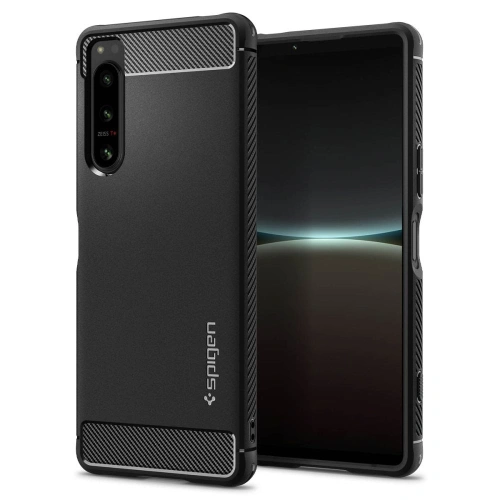 Kup Etui Spigen Rugged Armor Sony Xperia 5 IV Matt Fekete - SPN2596 - {ean13} - Sklep Home Screen