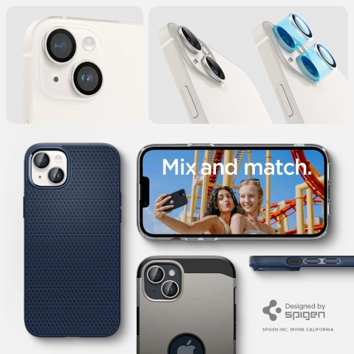 Kup Szkło hartowane na aparat Spigen Optik.tr Camera Protector Apple iPhone 14/14 Plus Starlight [2 PACK] - SPN2599 - {ean13} - Sklep Home Screen
