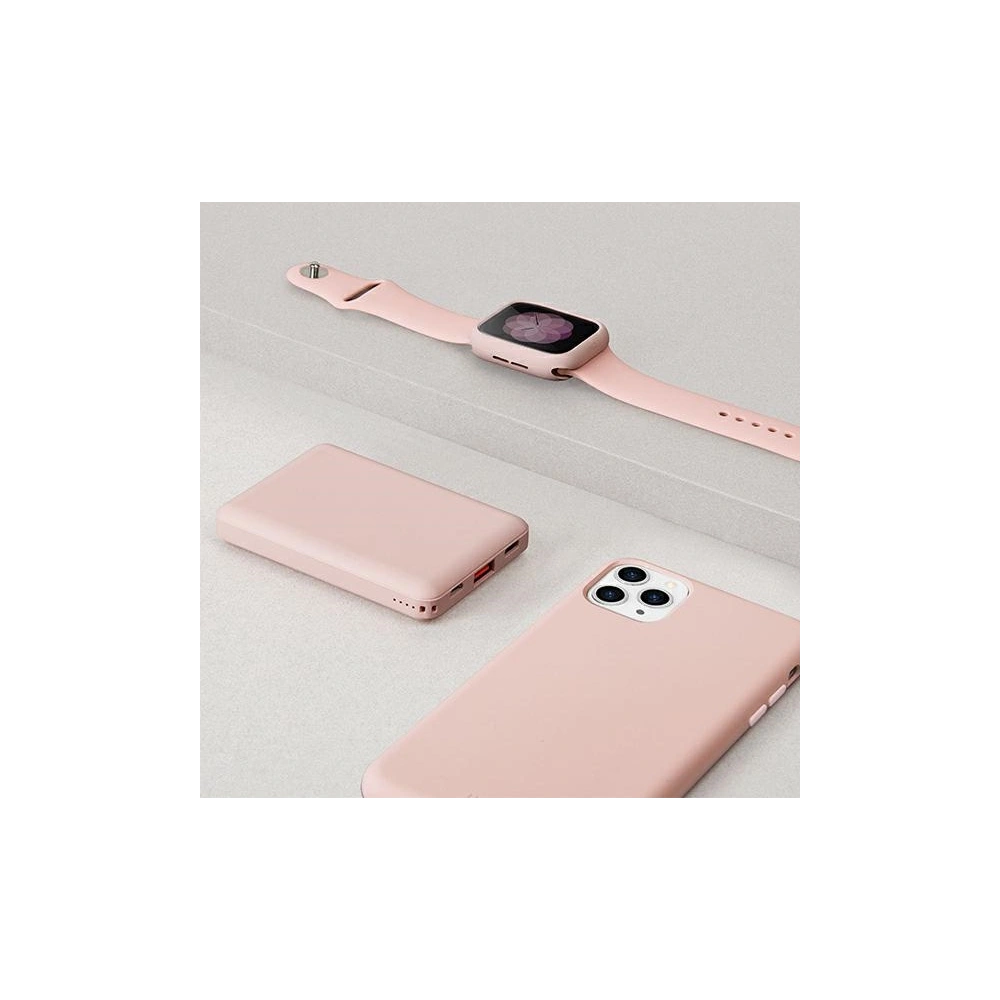 Powerbank UNIQ Fuele mini 8000mAh USB-C 18W PD Fast charge różowy/pink