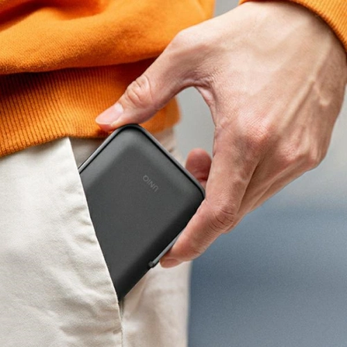 Kup Powerbank UNIQ Hoveo 5000mAh USB-C 20W PD Gyors töltés Vezeték nélküli Magnetic szürke/charcoal grey - UNIQ846 - {ean13} - Sklep Home Screen