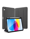 Etui DuxDucis Domo Apple iPad 10.9 2022 (10. generációs) + Pencil tartó fekete