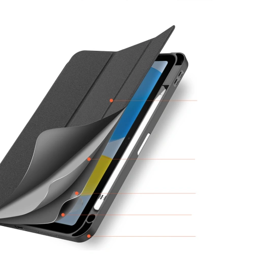 Kup Etui DuxDucis Domo Apple iPad 10.9 2022 (a 10-a generație) + suport pentru creion negru - DDS1397 - {ean13} - Sklep Home Screen