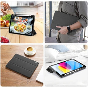 Kup Etui DuxDucis Domo Apple iPad 10.9 2022 (a 10-a generație) + suport pentru creion negru - DDS1397 - {ean13} - Sklep Home Screen