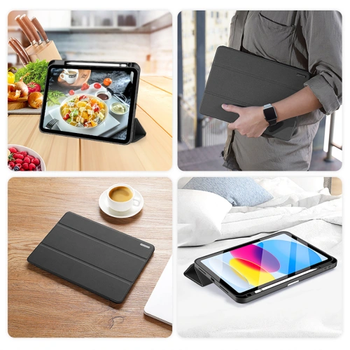 Kup Etui DuxDucis Domo Apple iPad 10.9 2022 (a 10-a generație) + suport pentru creion negru - DDS1397 - {ean13} - Sklep Home Screen
