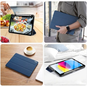 Kup Etui DuxDucis Domo Apple iPad 10.9 2022 (10. generație) + suport pentru creion albastru - DDS1398 - {ean13} - Sklep Home Screen