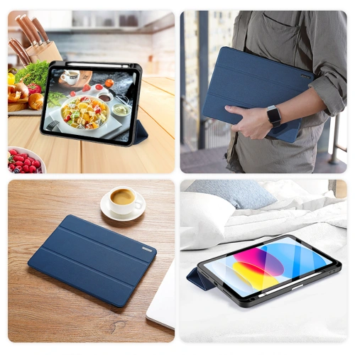 Kup Etui DuxDucis Domo Apple iPad 10.9 2022 (10. generație) + suport pentru creion albastru - DDS1398 - {ean13} - Sklep Home Screen
