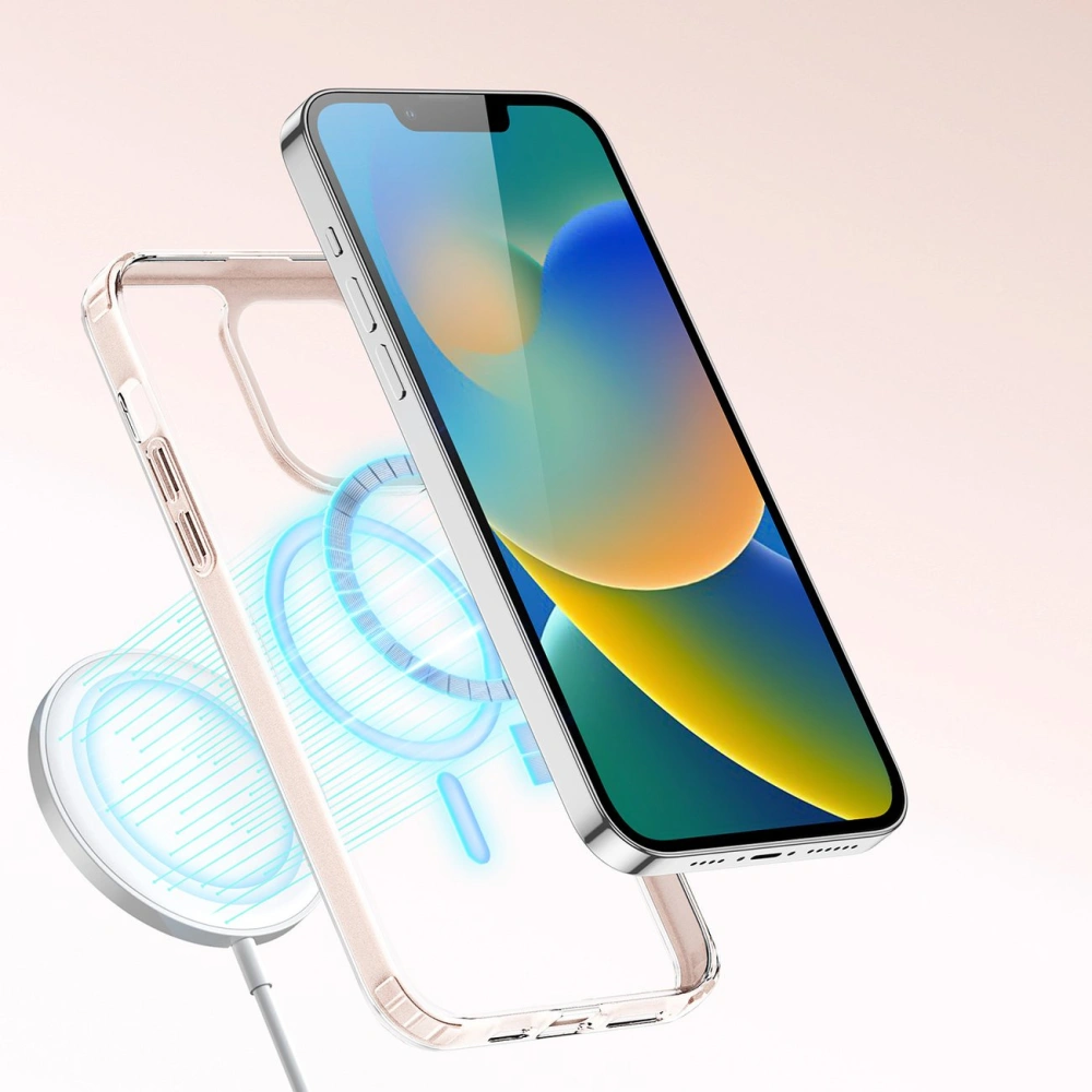 Etui DuxDucis Clin2 MagSafe Apple iPhone 14 Plus / 15 Plus różowe