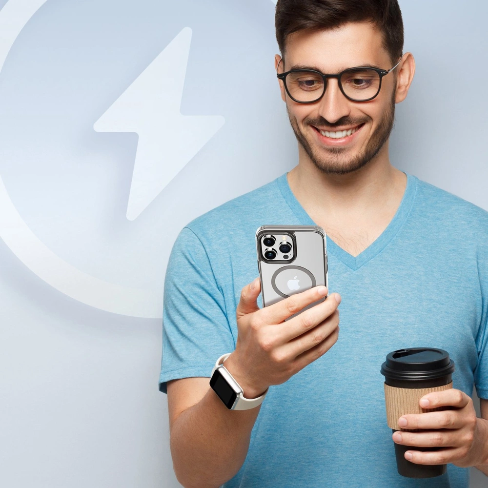 Etui DuxDucis Clin2 MagSafe Apple iPhone 14 Pro szare