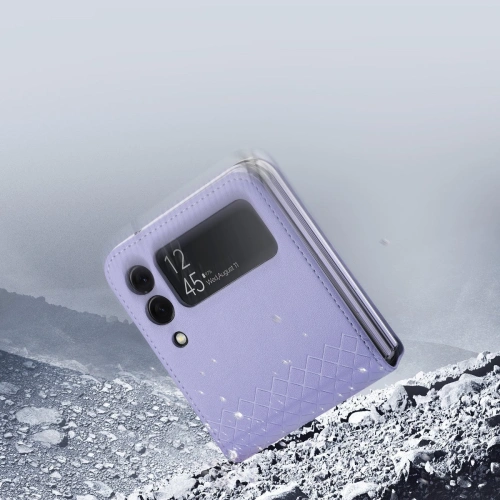 Kup Case DuxDucis Brille Samsung Galaxy Z Flip 3 lila - DDS1422 - {ean13} - Sklep Home Screen